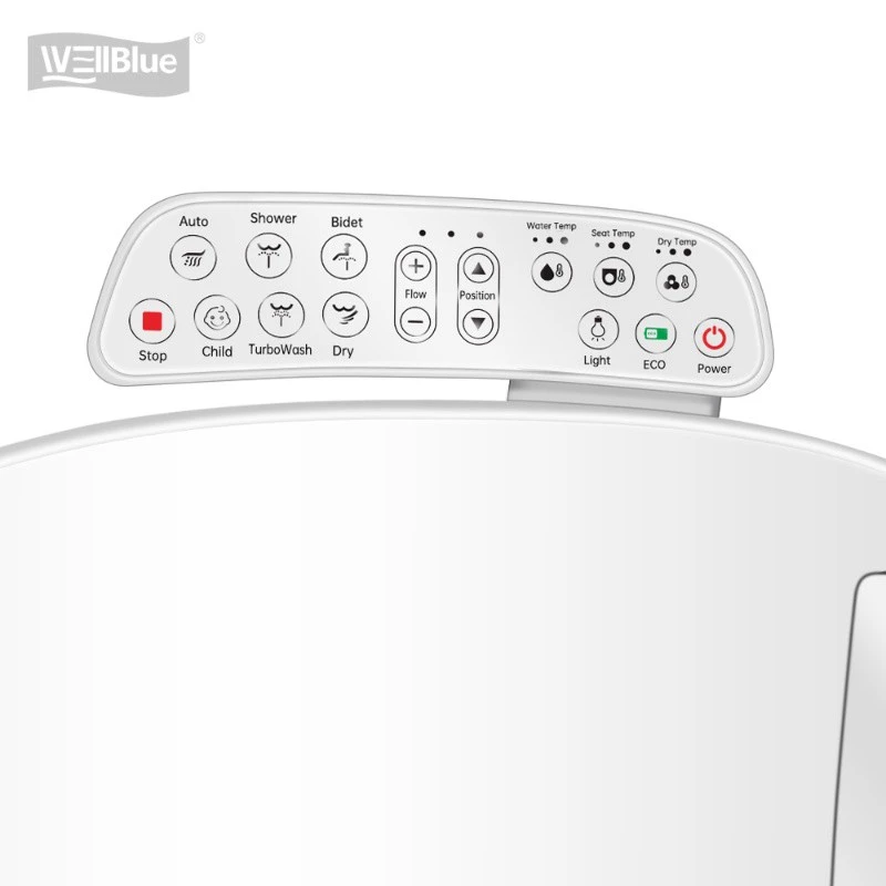 cheap V shape white panel bidet toilet seats